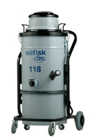 Nilfisk IVS 118 Single Phase Industrial Vacuum inc hose and accessories kit